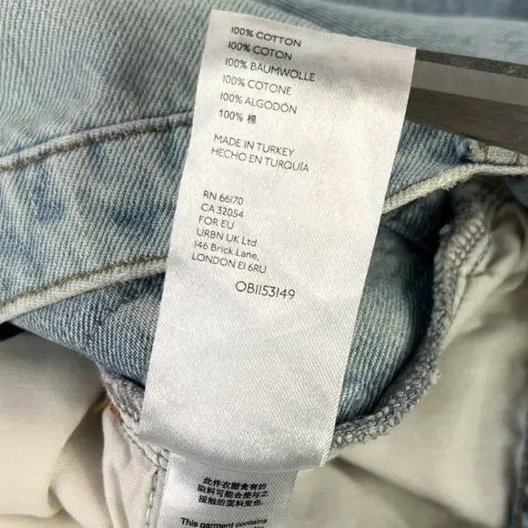 Free People x We The Free Frank Dad Jean in Sunday Blue Size 26 - Picture 4 of 8